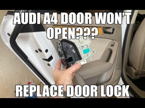 Audi A4 B8 Door Lock Actuator Replacement A5 S4 S5 Q3