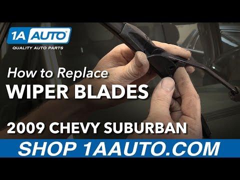 How to Replace Front Windshield Wiper Blades on a 2000-2014 Chevrolet Suburban 1500