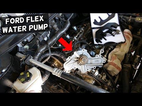 How to Replace the Water Pump on a 2012-2016 Ford Flex 3.5L (Timing Chain Driven) (Engine: V6 3.5L)