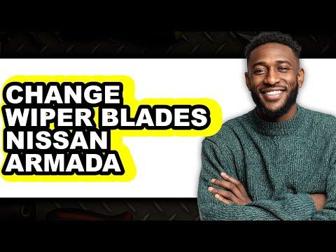 How To Change Wiper Blades Nissan Armada (Full Guide)