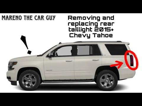 Replace rear turn signal bulb 2015+ Chevy Suburban