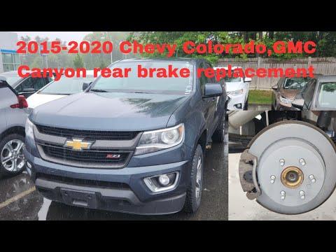 2015-2020 Chevy colorado/GMC Canyon rear brake replacement