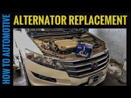 How To Replace An Alternator On A Honda Crosstour.