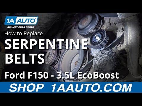 How to Replace the Serpentine Belt on a 2011-2023 Ford F-150 3.7L (Engine: V8 5.0L)