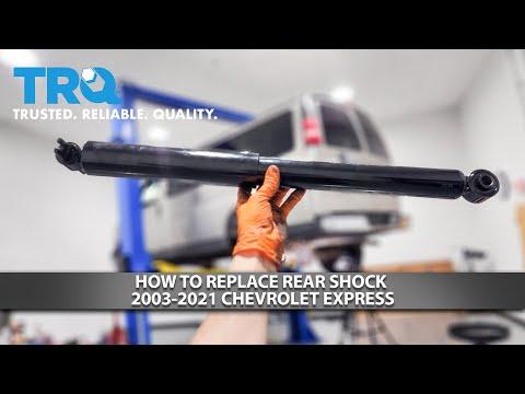 How to Replace Rear Shock 2003-2021 Chevrolet Express