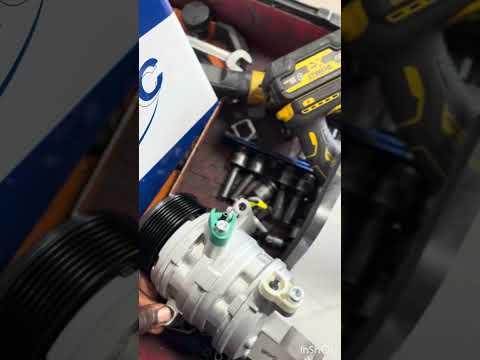 How to Replace the A/C Compressor on a 2016 Nissan Versa (R-134a System)