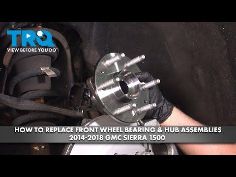 How to Replace the Front Wheel Bearing Hub on a 2014-2019 GMC Sierra 1500