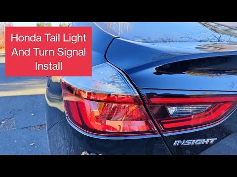 How to Replace Honda insight Tail light and Turn Signal in a 2022