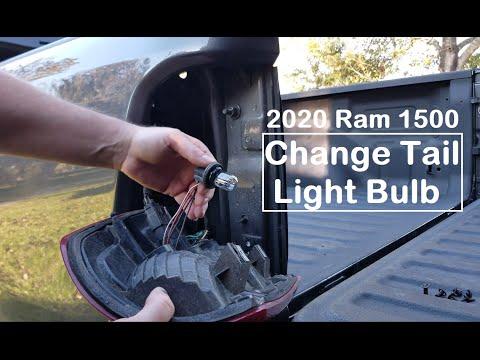 How to Replace Both Taillight Bulbs on a 2020 Ram 1500 Classic