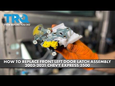 How to Replace the Front Door Lock Actuator on a 2008-2021 GMC Savana 2500