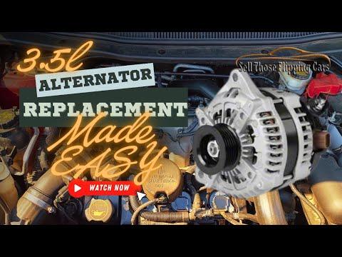 How to Replace the Alternator on a 2012-2019 Ford Explorer 3.5L EcoBoost (Engine: V6 3.5L)