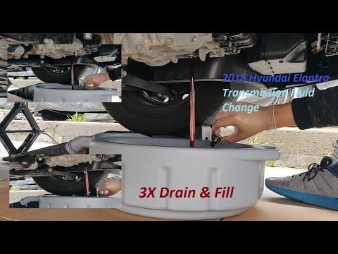 2018 Hyundai Elantra Transmission Fluid Change - 3X Drain & Fill with Amsoil ATF (6Th Gen Elantras)
