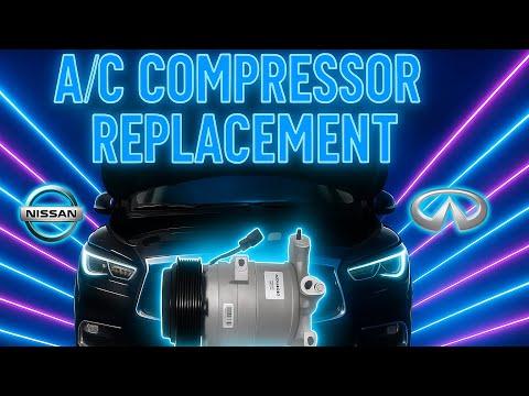 How to Replace the A/C Compressor on a 2018 Nissan Murano (R-134a System)