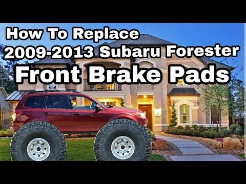 How to Replace Front Brake Pads on a 2014-2018 Subaru Forester (Trim: X)