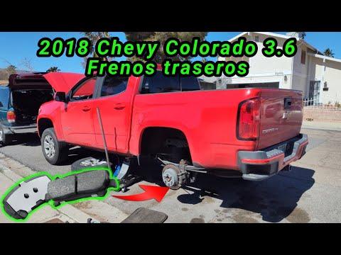 2018 Chevy Colorado 3.6 Cómo cambiar los frenos traseros ( How to change rear brake pads)