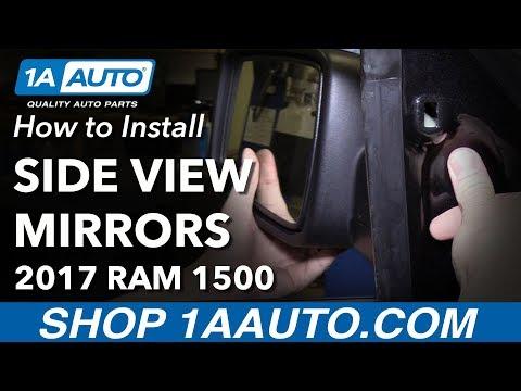 How to Replace Side View Mirrors 13-16 Ram 1500