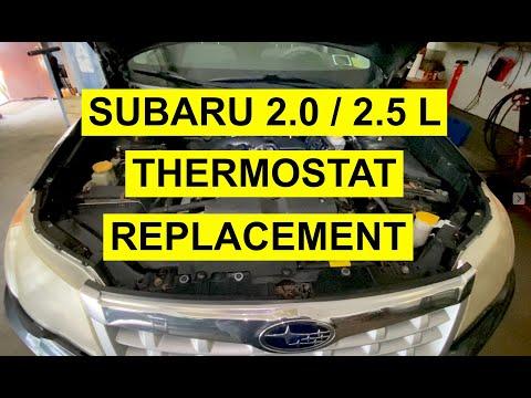 How to Replace the Thermostat on a 1998-2016 Subaru Forester (Engine: Flat 4 2.5L)