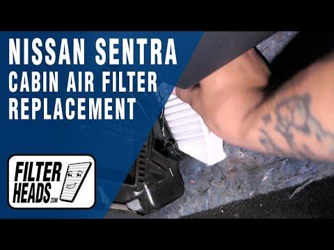 How to Replace Cabin Air Filter 2018 Nissan Sentra | AQ1154
