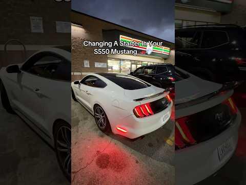 How To Change The Starter In Your S550 Mustang 🏎️💨
