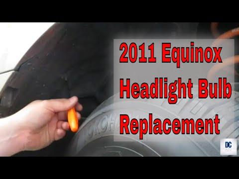 How to Replace Headlight bulbs on a 2011 Chevy Equinox