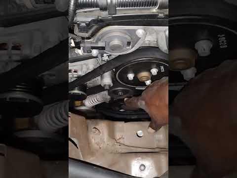 2016 Buick water pump removal.