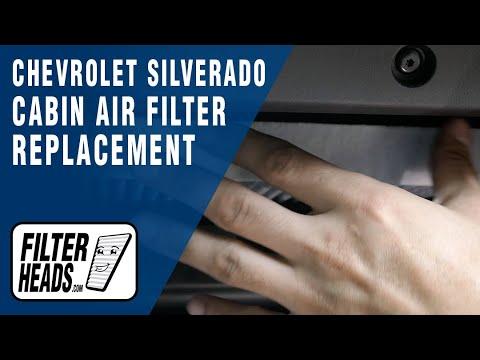 How to Replace the Cabin Air Filter in a 2019-2026 Chevrolet Silverado 1500 (Engine: V8 5.3L)