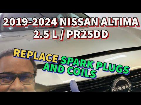 2019-2025 NISSAN ALTIMA SL 2.5L (PR25DD) Replace Spark Plugs and Coils