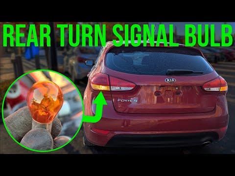 How to Replace Rear Turn Signal Bulbs on a 2017-2018 Kia Forte