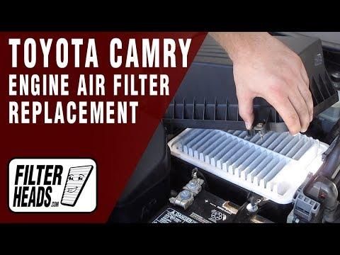 How to Replace Engine Air Filter 2011 Toyota Camry L4 2.5L | TA35649, AF4017