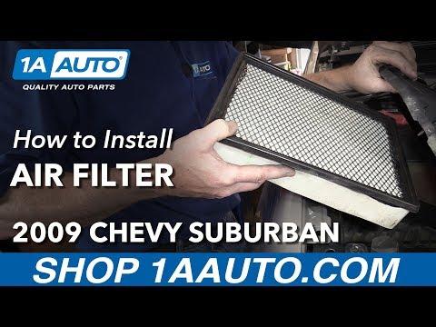How to Replace the Engine Air Filter on a 2000-2014 Chevrolet Suburban 1500 (Engine: V8 5.3L)
