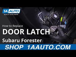 How to Replace Door Latch & Lock Actuator 13-18 Subaru Forester