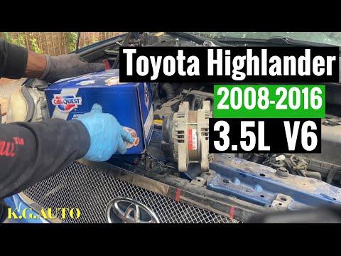 2008-2016 Toyota Highlander 3.5L V6 Alternator Replacement 🚙