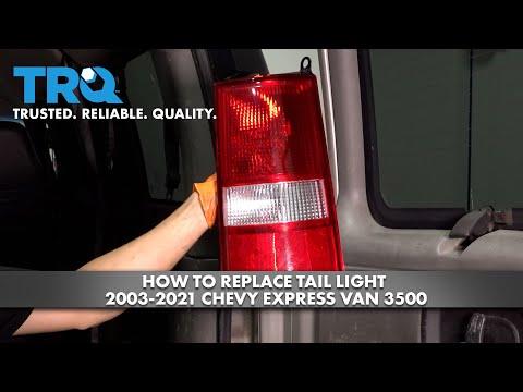How to Replace Tail Light 2003-2021 Chevy Express Van 3500