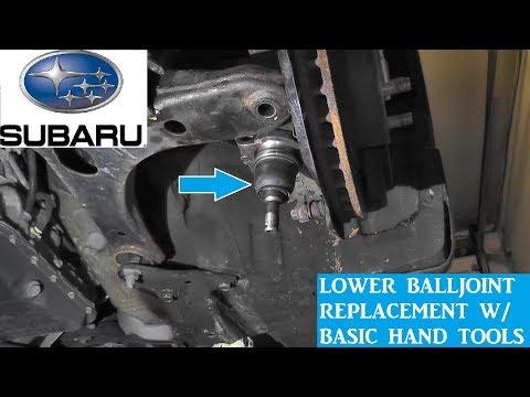 How to Replace Front Lower Ball Joints on a 2000-2024 Subaru Outback