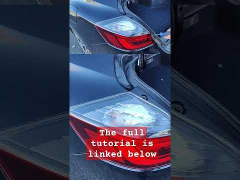 How to replace a taillight bulb On a honda insight. #americanhonda #automobile #carlight