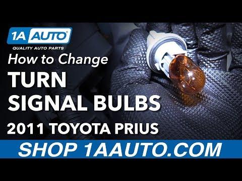 How to Replace the Front Turn Signal Bulb on a 2016 Toyota Prius