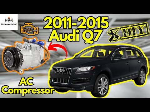 2011-2015 Audi Q7 Q5 A6 A7 AC Compressor Replacement (Fast & Quick)