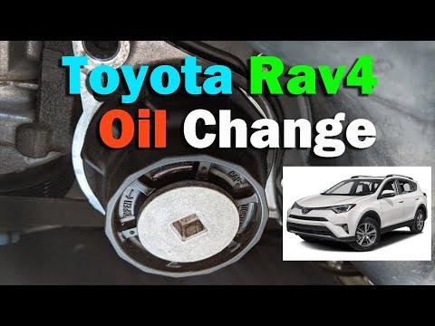 How to Change Oil and Filter in Your 2017 Toyota Rav4