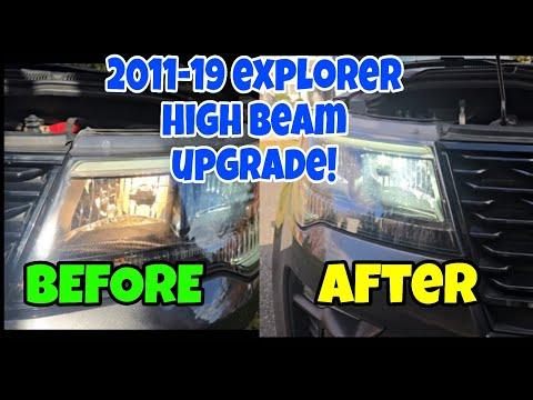 How to Replace Both High-Beam Bulbs on a 2013-2019 Ford Explorer