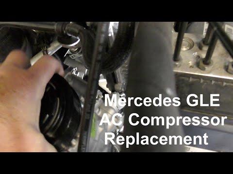 Mercedes GLE 350 AC Compressor Replacement W166