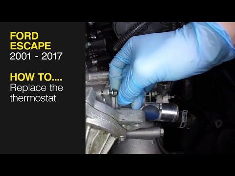 How to Replace the thermostat on the Ford Escape 2001 - 2017 36022
