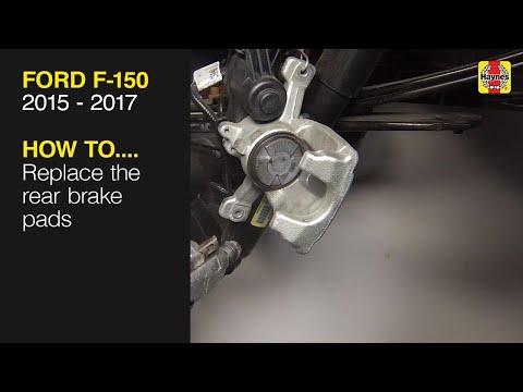 How to Replace the rear brake pads on a Ford F-150 2015 to 2017