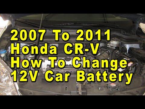 2007 To 2011 Honda CR-V How To Change 12V Car Battery With Group Size & Part Numbers