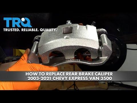 How to Replace Rear Brake Caliper 2003-2021 Chevy Express Van 3500