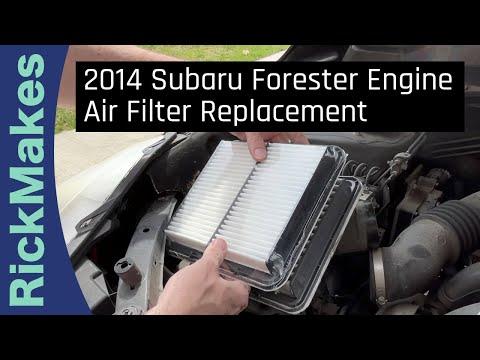 2014 Subaru Forester Engine Air Filter Replacement