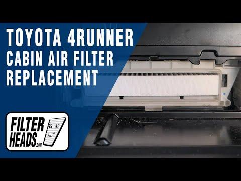 How to Replace the Cabin Air Filter in a 2010-2024 Toyota 4Runner (Engine: V6 4.0L)