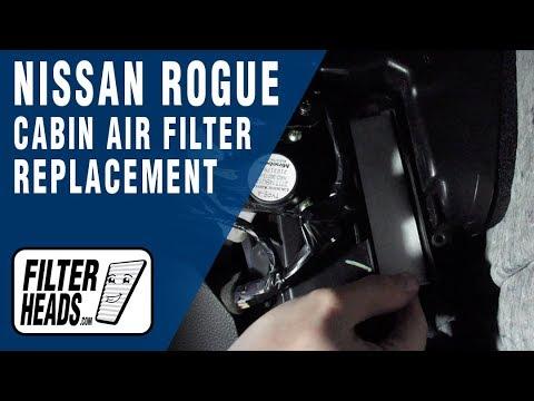 How to Replace Cabin Air Filter 2017 Nissan Rogue | AQ1241