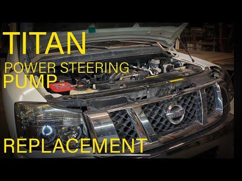 Nissan Titan Power Steering Pump Replacement & Fluid Flush (2004-2015)
