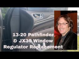 Nissan Pathfinder & Infinity JX35 Window Regulator Repair & Replacement. Right Front. 2013-2020
