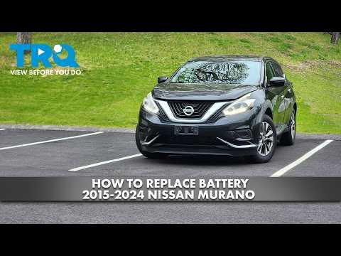 How to Replace Battery 2015-2024 Nissan Murano
